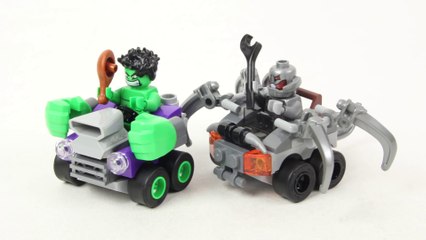 Lego Super Heroes 76066 Mighty Micros  Hulk vs. Ultron - Lego Speed Build