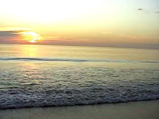 Jake's first trip ever to the beach - 20th Oct 07