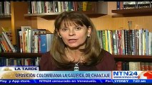 Marta Lucía Ramírez califica en NTN24 de “amenaza” las recientes declaraciones de Santos sobre FARC