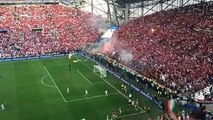 Les fans Hongrois à Marseille