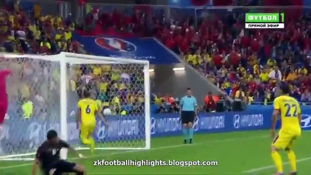 Romania 0-1 Albania All Goals - 19-06-2016