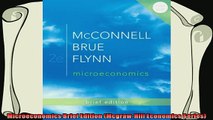 behold  Microeconomics Brief Edition McgrawHill Economics Series