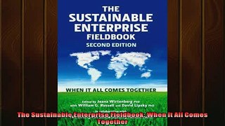 Enjoyed read  The Sustainable Enterprise Fieldbook When It All Comes Together