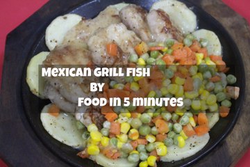 Grill Fish Recipe - How To Make Grill Fish with Potato & Sauce?