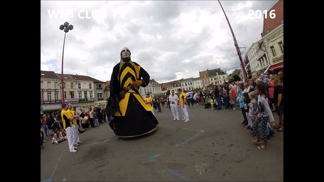 Le géant baudouin iv et sa fanfare Saint Amand les Eaux