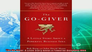 book online   The GoGiver A Little Story About a Powerful Business Idea