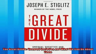 Pdf online  The Great Divide Unequal Societies and What We Can Do About Them