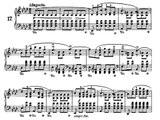 F. Chopin. Preludes Op. 28. Preludio nº 17 en La bemol mayor. Partitura on line.
