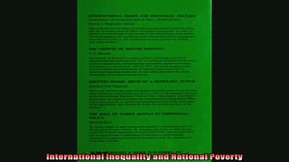 Read here International Inequality and National Poverty