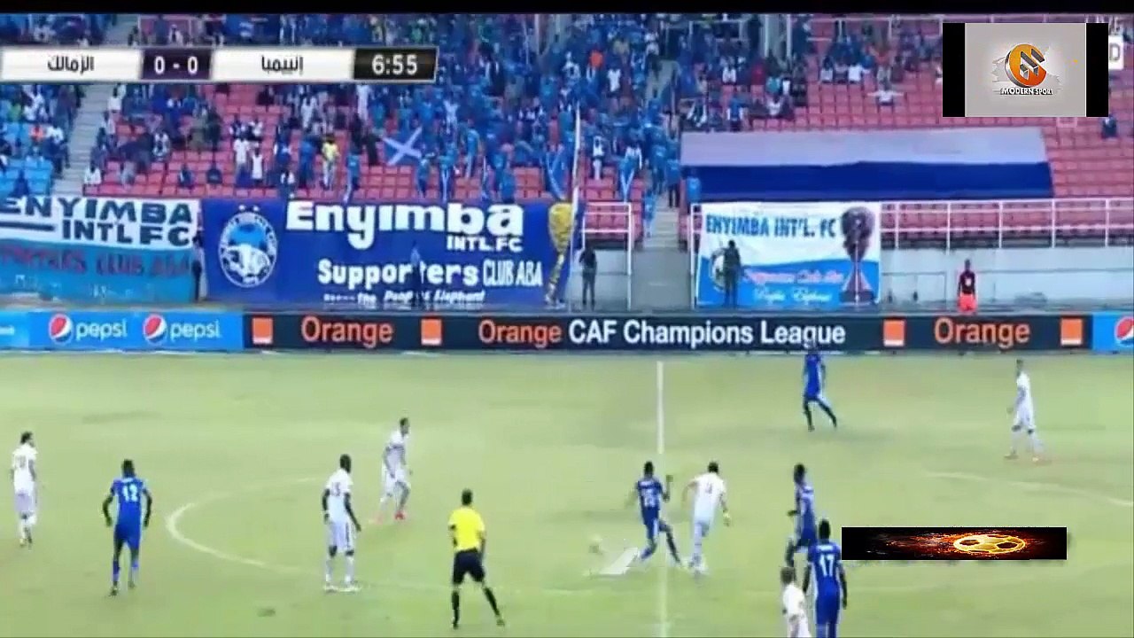 أهداف مباراة الزمالك وأنيمبا 1-0 دورى أبطال أفريقيا هدف باسم مرسى 19-6-2016