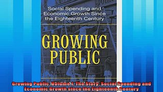 Read here Growing Public Volume 1 The Story Social Spending and Economic Growth since the