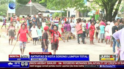 Massa Mengamuk dan Rusak Belasan Rumah di Sorong