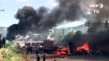 Tres muertos y decenas de heridos en protesta en México