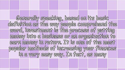 Investment Resources: An Easy Way to Earn and Become Successful