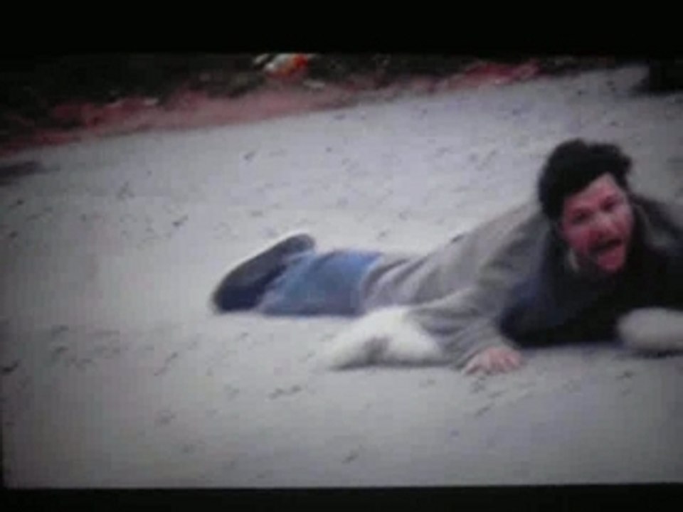 jakass descent de toit en skate