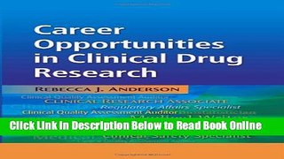 Read Career Opportunities in Clinical Drug Research  PDF Free