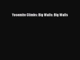 Read Yosemite Climbs: Big Walls: Big Walls PDF Free