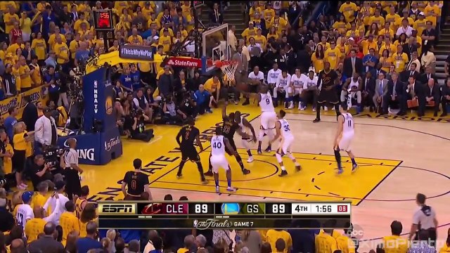 LeBron's Clutch Block on Iguodala Cavaliers vs Warriors - Game 7 June 19, 2016 2016 NBA Finals