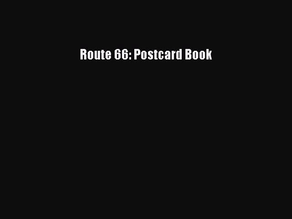 Read Route 66: Postcard Book Ebook Free