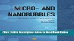 Download Micro- and Nanobubbles: Fundamentals and Applications  PDF Online