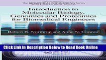 Read Introduction to Molecular Biology, Genomics and Proteomics for Biomedical Engineers