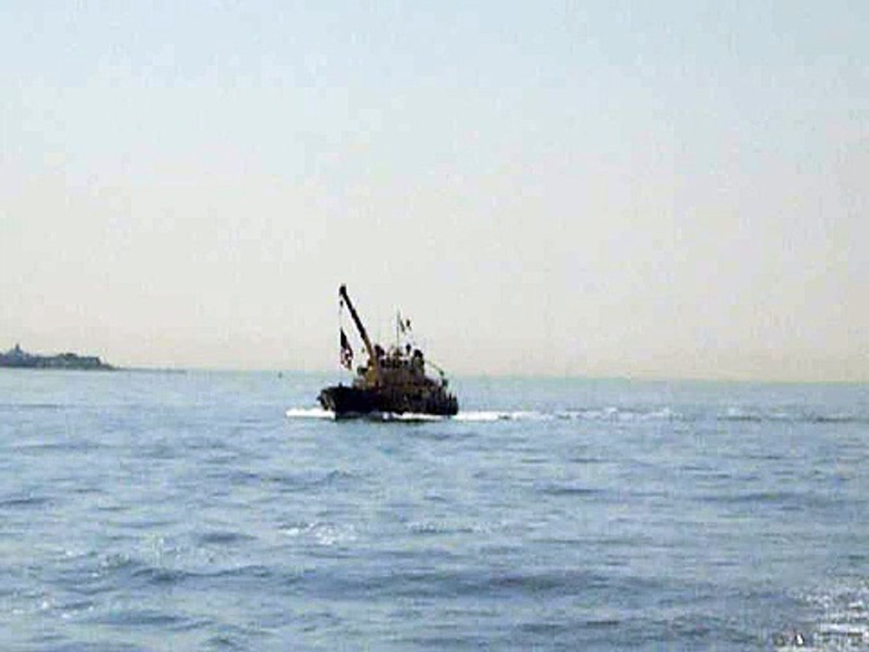 View facing south from stern of USCGC Katherine Walker - Fleet Week NYC May 25 2011