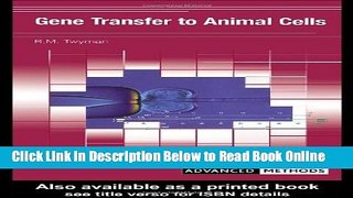 Read Gene Transfer to Animal Cells (Advanced Methods)  Ebook Free
