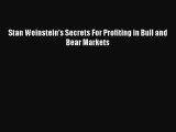 Read Stan Weinstein's Secrets For Profiting in Bull and Bear Markets PDF Online