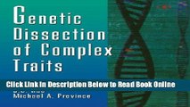 Read Genetic Dissection of Complex Traits, Volume 42 (Advances in Genetics)  Ebook Free