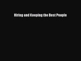 [PDF] Hiring and Keeping the Best People  Full EBook