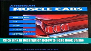 Read American Muscle Cars  PDF Free