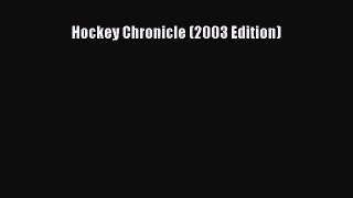 Read Hockey Chronicle (2003 Edition) ebook textbooks