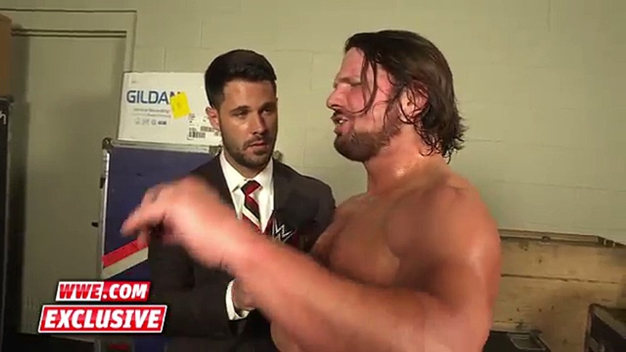 AJ Styles has no qualms celebrating his win over John Cena- June 19, 2016