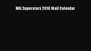 Read NHL Superstars 2016 Wall Calendar E-Book Free