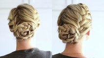 double-french-updo-cute-girls-hairstyles