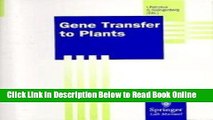 Read Gene Transfer to Plants (Springer Lab Manuals)  Ebook Online