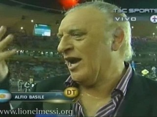 Alfio Basile - Declaracion sobre Messi