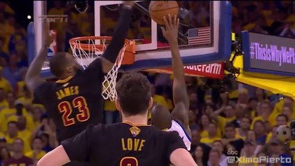 LeBron James met un contre décisif à Andre Iguodala