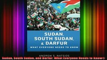 READ FREE FULL EBOOK DOWNLOAD  Sudan South Sudan and Darfur What Everyone Needs to Know Full EBook