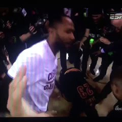 LeBron brings it home. NBAPlayoffs