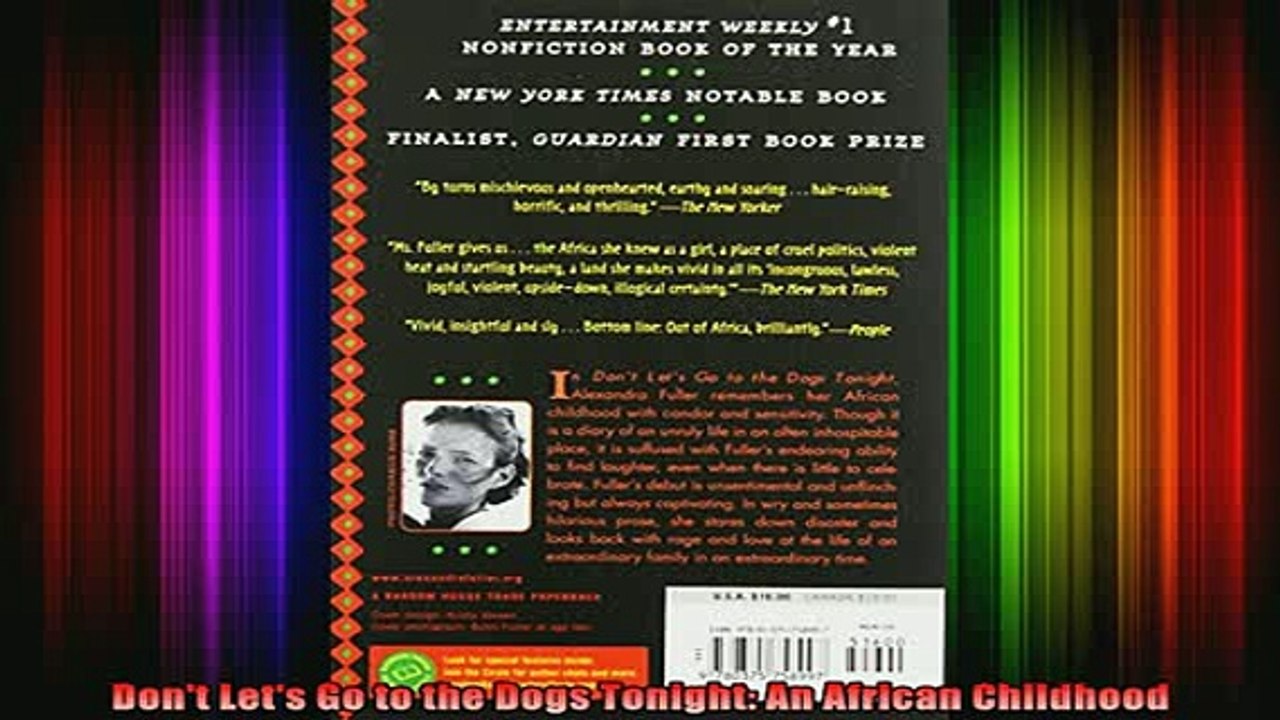 READ book  Dont Lets Go to the Dogs Tonight An African Childhood Full Free