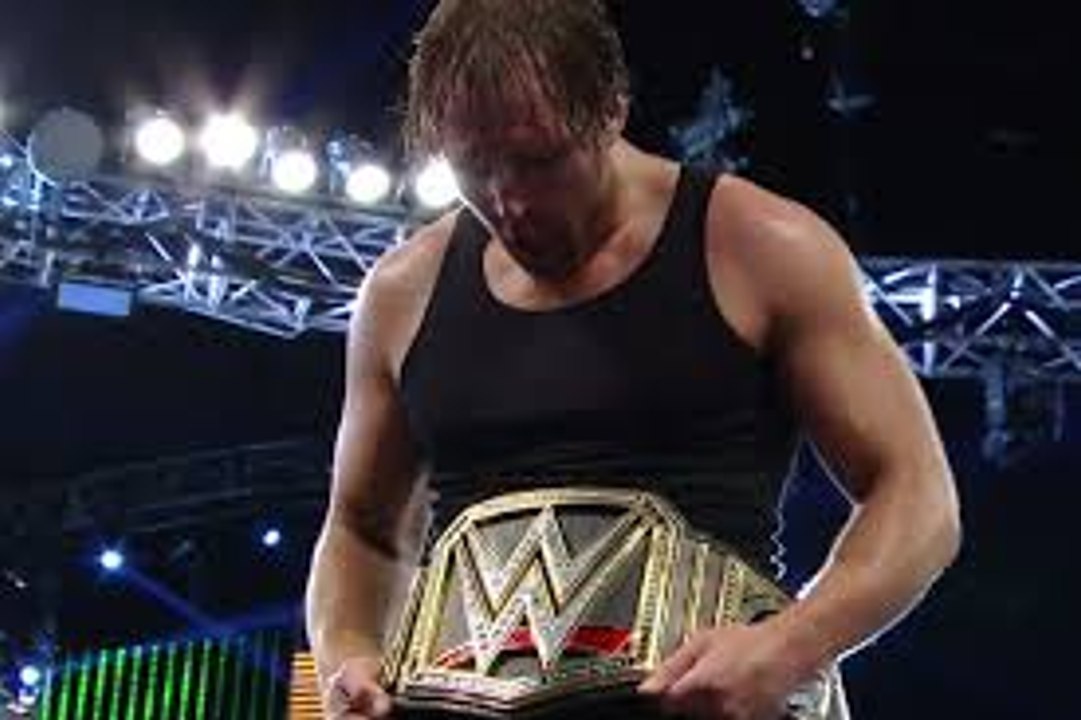 Dean Ambrose Cash his money in the bank contract and won WWE World Heavy Weight title - WWE Money in the Bank 2016