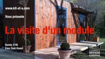 Visite et présentation d'un studio de jardin en bureau