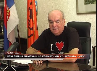 Novi ciklus filmova u 3D formatu od 17. avgusta u Centru za kulturu, 08.08.2013.