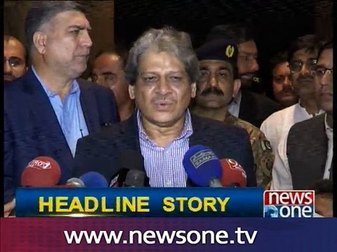 Governer Sindh visits different areas of Karachi, takes notice of billboard boom