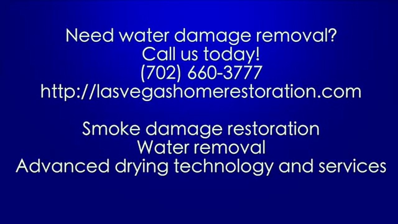 (702) 660-3777 Water and Flood Damage Restoration Las Vegas NV