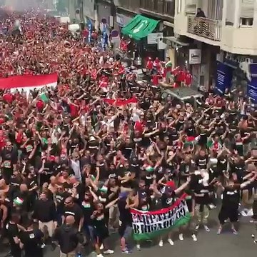 Les supporters hongrois en masse à Marseille