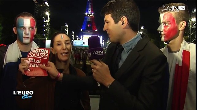 Une militante contre la loi travail s'invite en direct sur beIN Sports