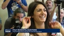 Italy municipal elections: Virginia Raggi becomes Rome's first female mayor