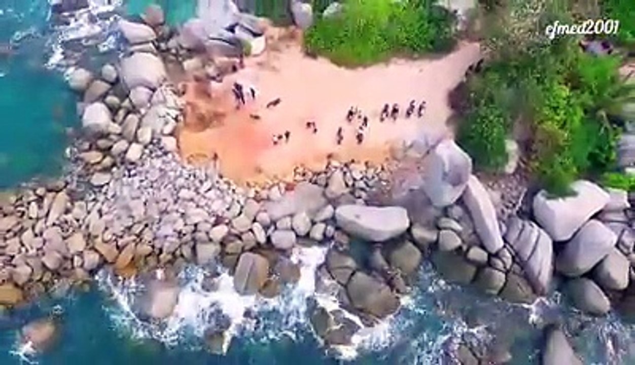 Pantai Siangau, Bangka Barat (Phantom 3 Advanced)
